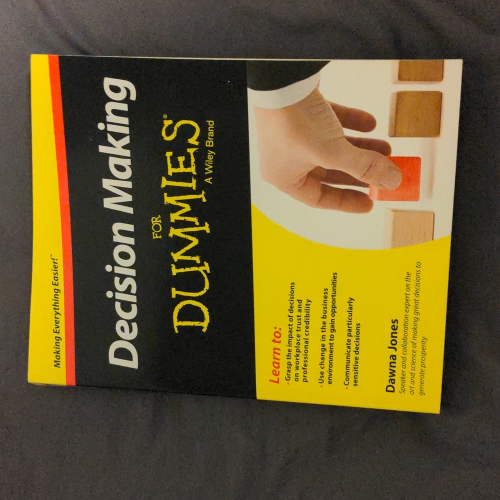 Dummies series: Decision Making